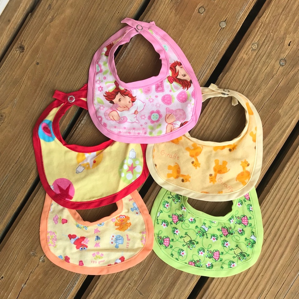 Bundle of newborn bibs, NWOT